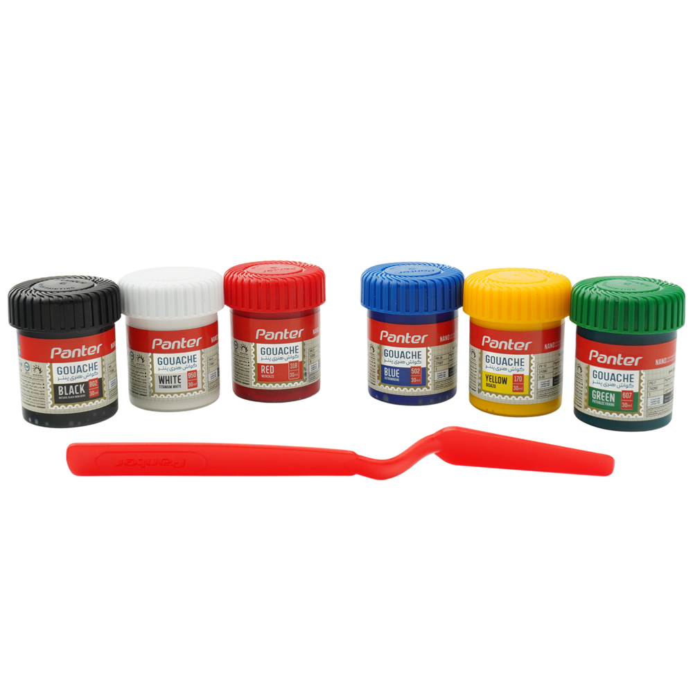گواش 6رنگ 30میل پنتر  کدPUGP714-6