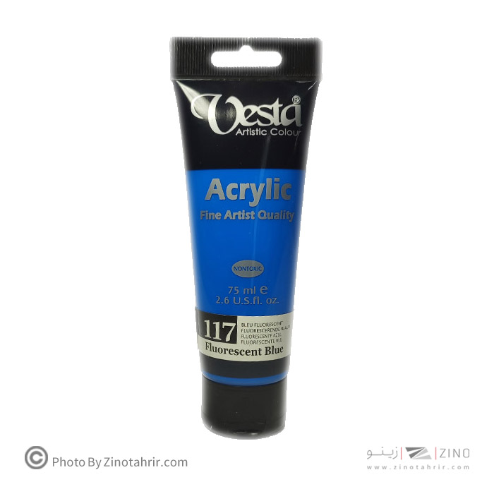 رنگ اکریلیک 75میل رنگ خاص وستا کد117