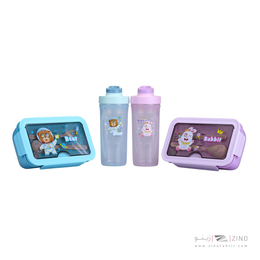 ظرف غذا  و قمقمه فانتزی کدAG-009