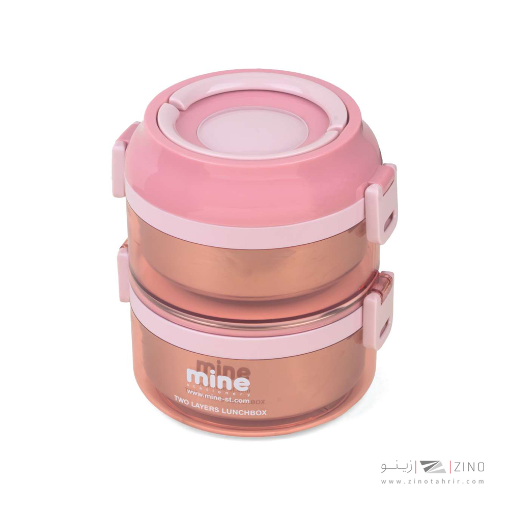 ظرف غذا استیل 2طبقه ماین کد206