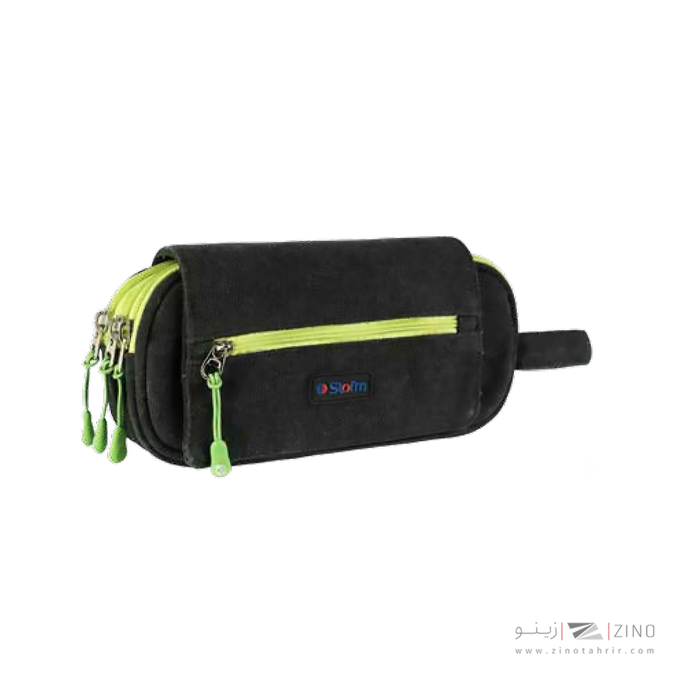 جامدادی چهارزیپ درب دار کلاسیک استورم کد950103