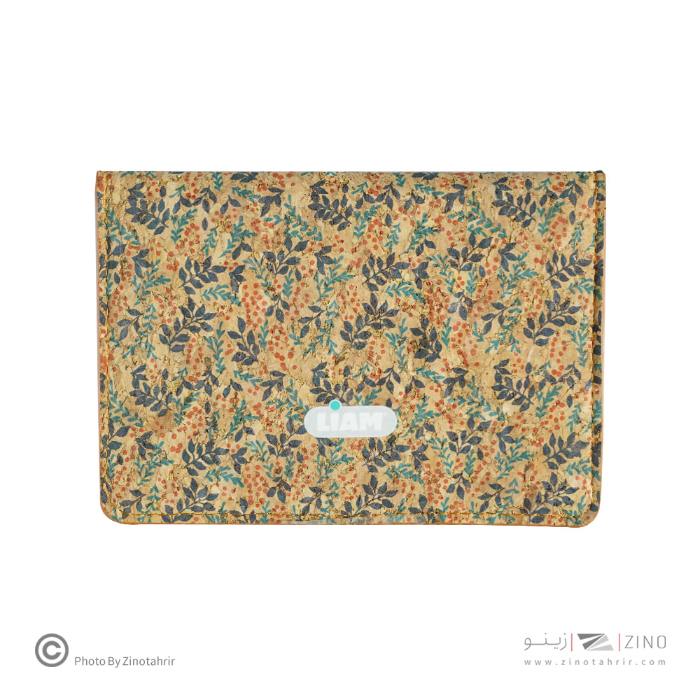 کیف پاسپورت چوب پنبه  باروک لیام کدL-18006