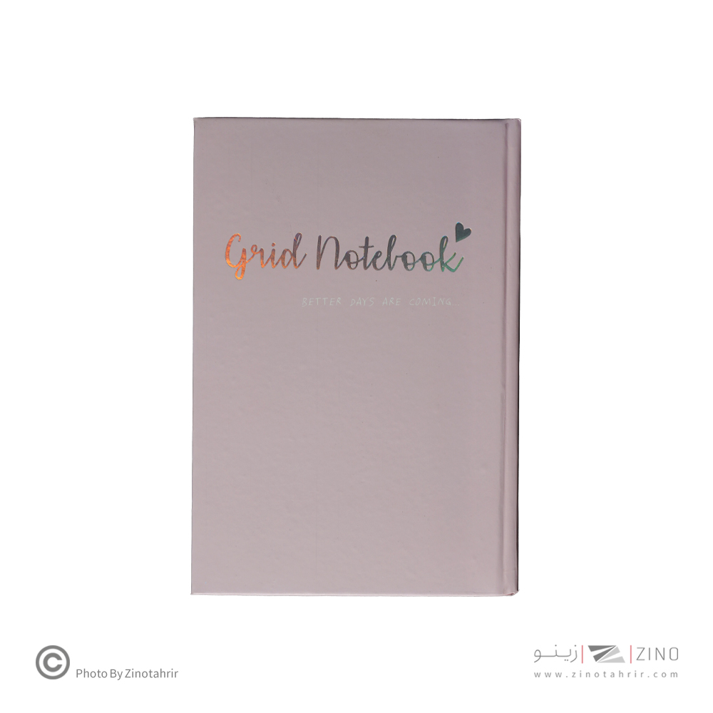 دفتر100برگ خطدارA5 ته دوخت جلدسخت طلاکوب/نقره برگ سری کیوت پالت کد70301