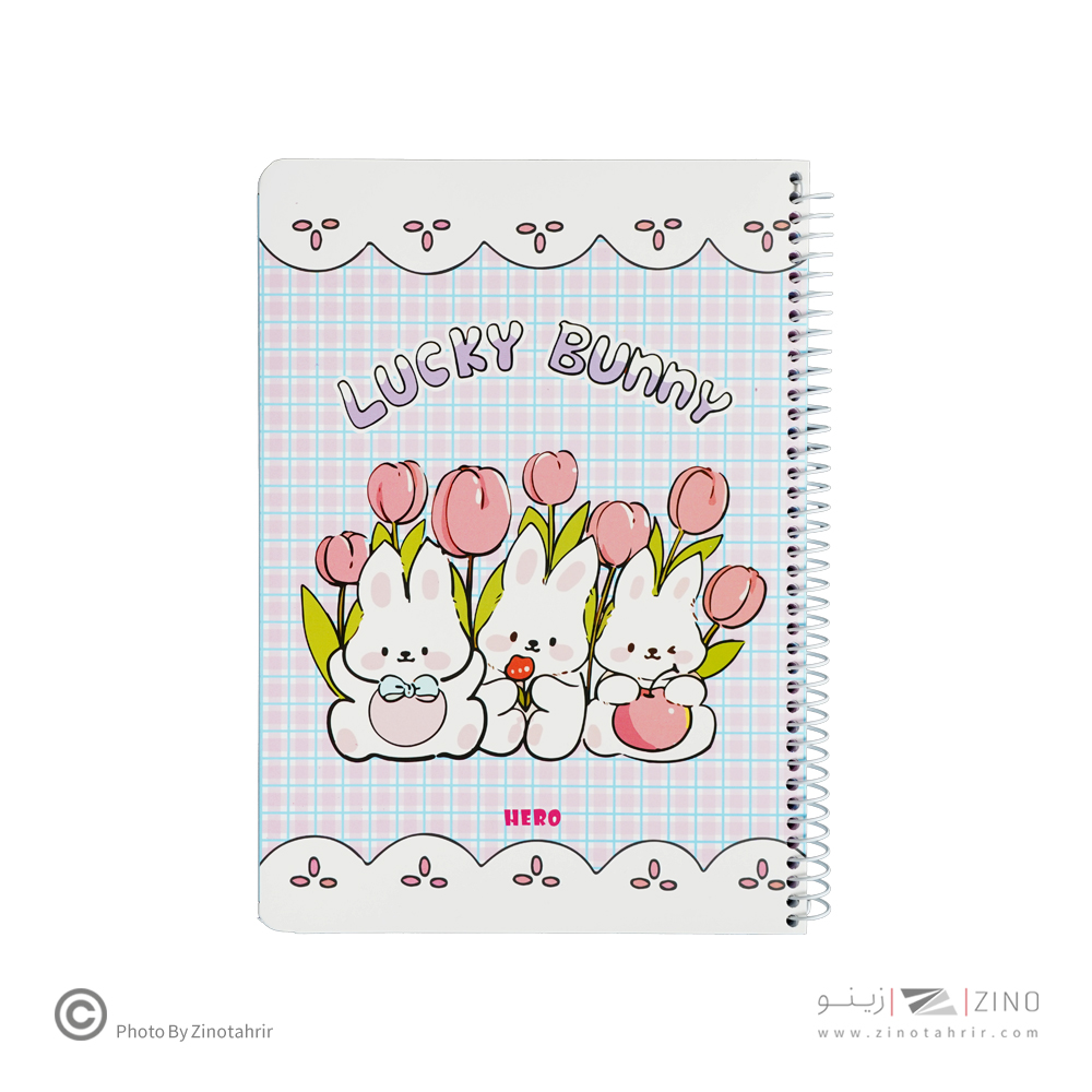 دفتر80برگ وزیری سیمی(حاشیه دار فانتزی) هیرو