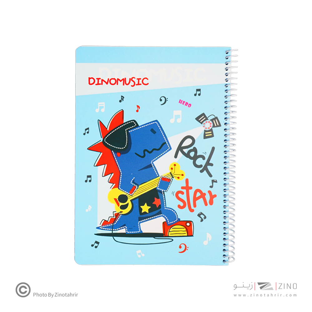 دفتر50برگ وزیری سیمی(حاشیه دار فانتزی) هیرو