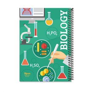 دفتر200برگ وزیری سیمی جلدسخت موضوعی الیپون کد248کارتن16عددی