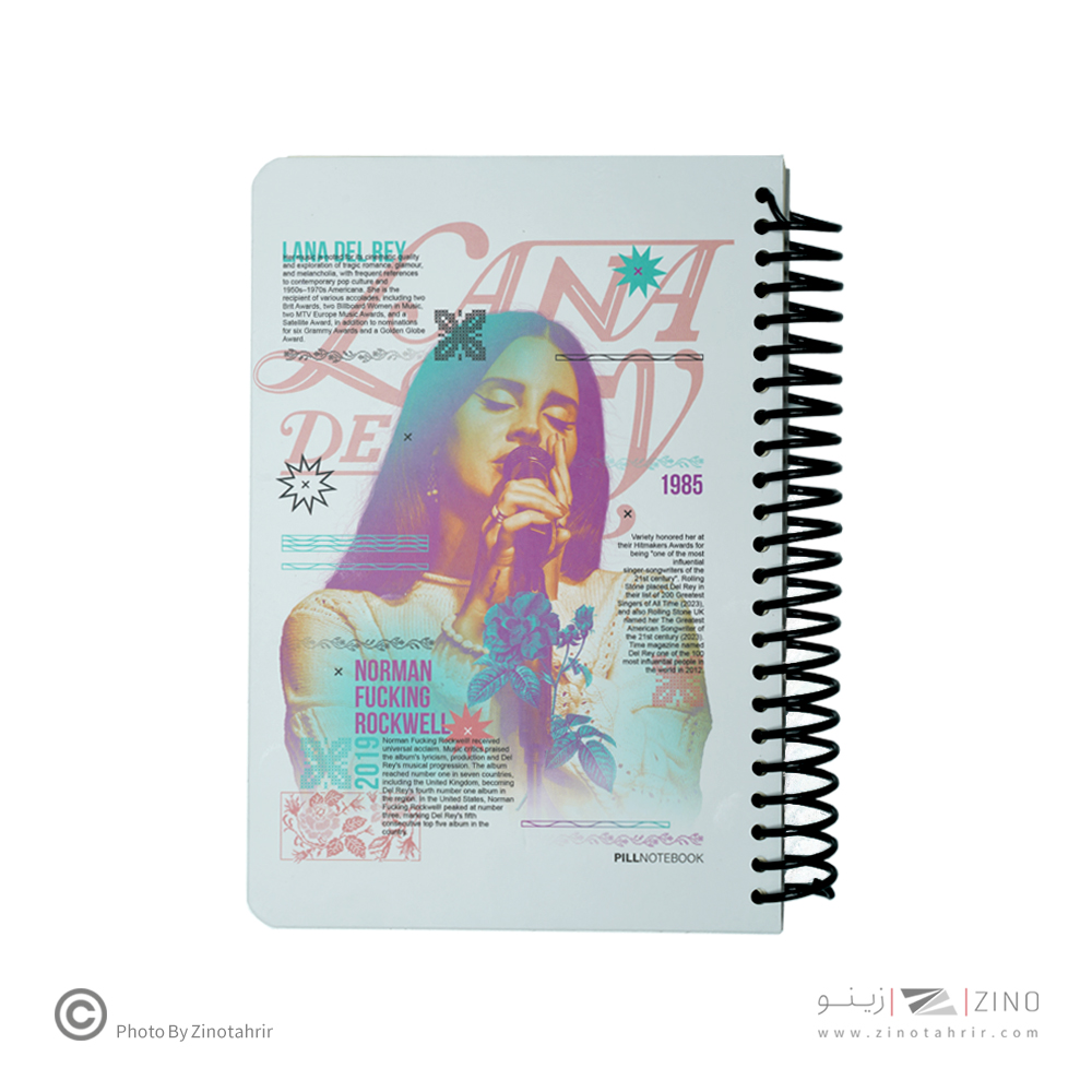 دفتررقعی سایز14*20لجندپیل سری خوانندگان