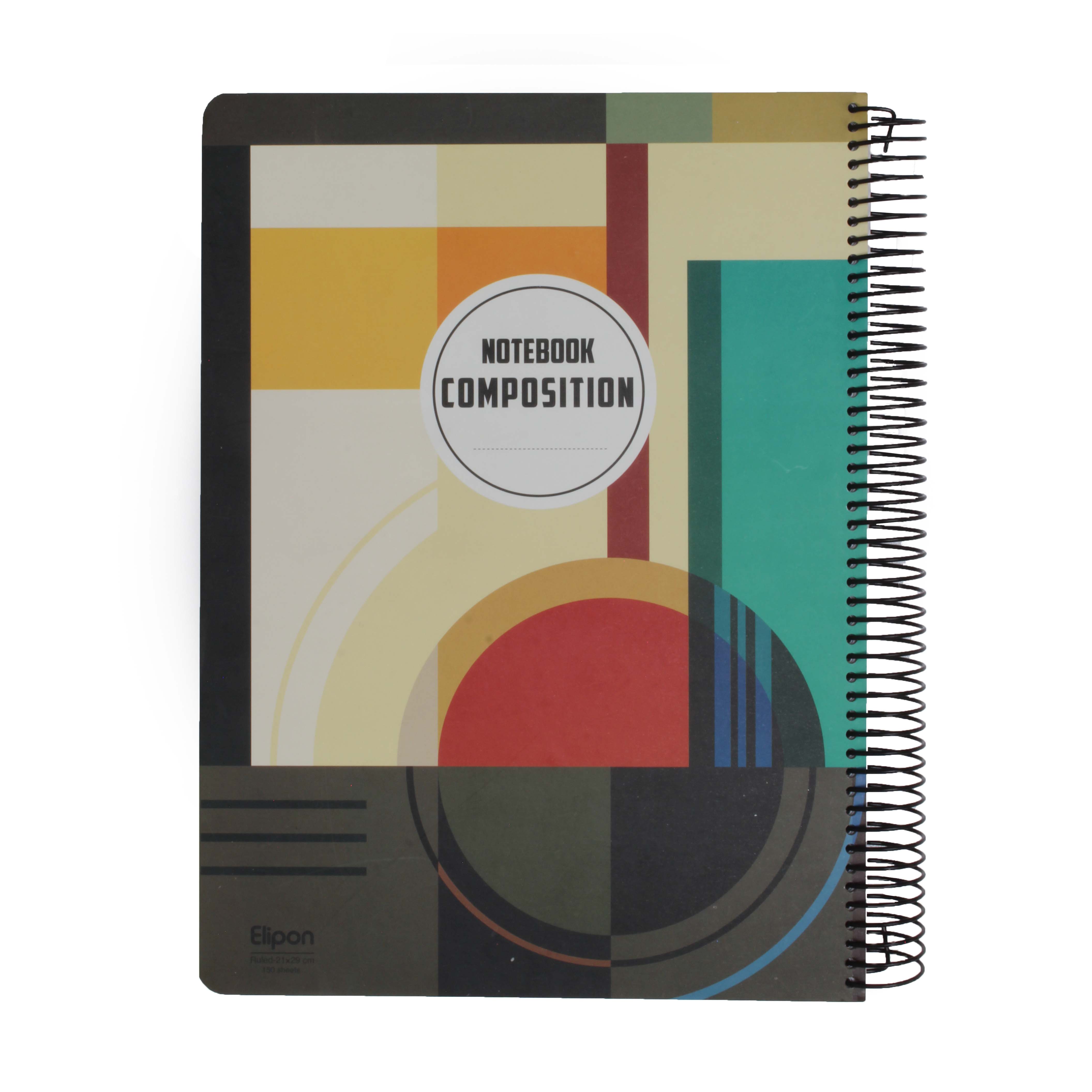 دفتر150برگ رحلی سیمی فانتزی جلدسخت الیپون کد862کارتن16عددی