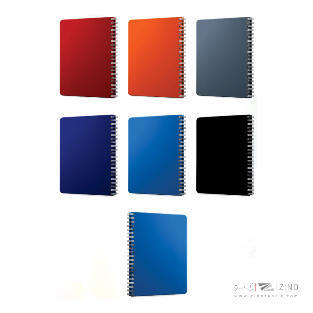 دفتر200برگ رحلی جلد طلق فنر دوبل میکرو 