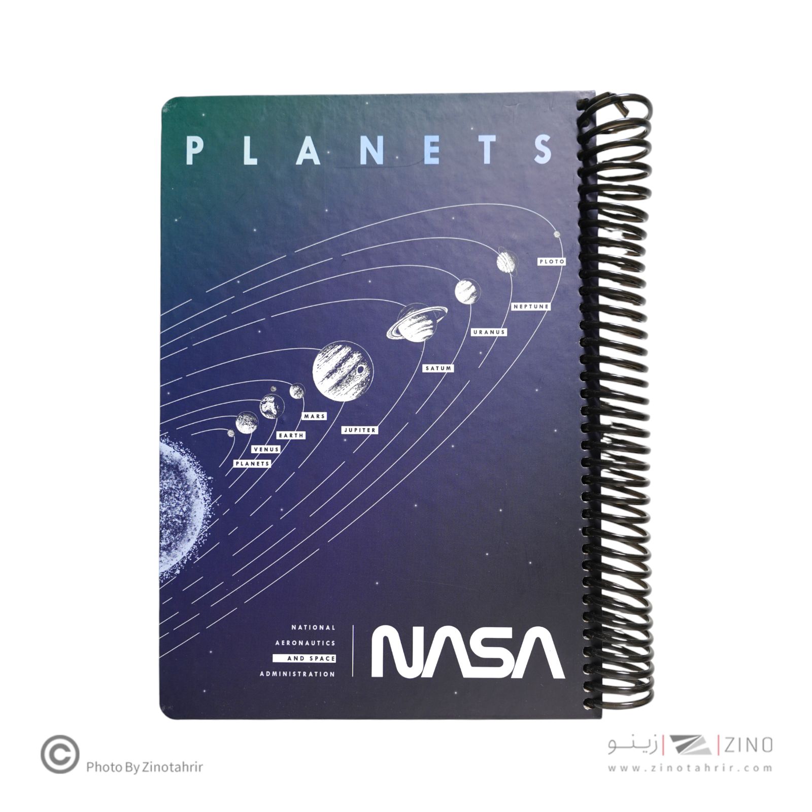 دفتر100برگ وزیری سیمی جلد سخت لانگو سری کرومی کدCH-760