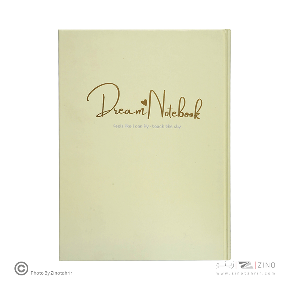 دفتر100برگ خطدارA4 ته دوخت جلدسخت طلاکوب/نقره برگ سری کیوت پالت کد70401