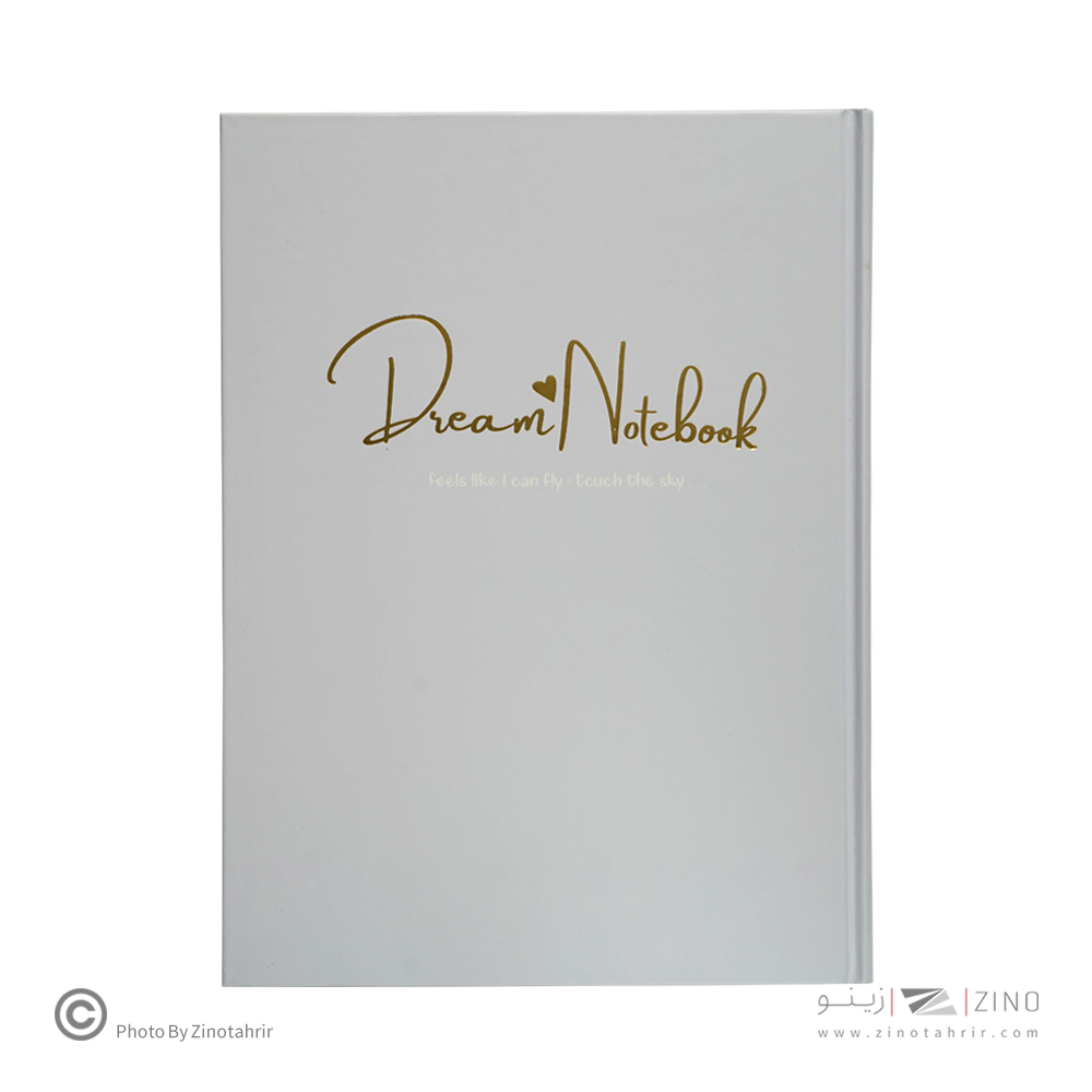 دفتر100برگ خطدارA4 ته دوخت جلدسخت طلاکوب/نقره برگ سری کیوت پالت کد70401