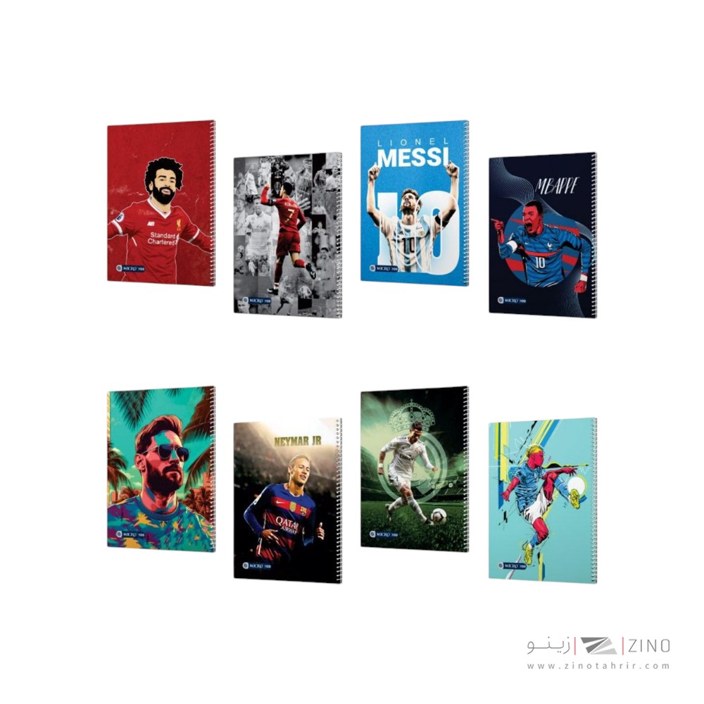 دفتر100برگ وزیری سیمی مجلد میکرو طرح فانتزی کد   c 37-62-63-64-65-66