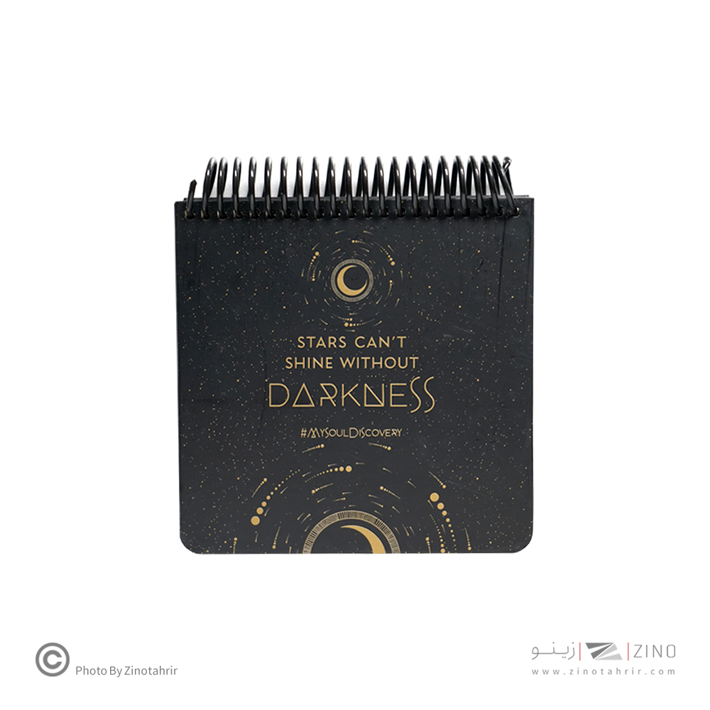 دفتر80برگ کاغذ مشکی(بی خط)140*140سیمی جلد سخت لانگو کدBN-405