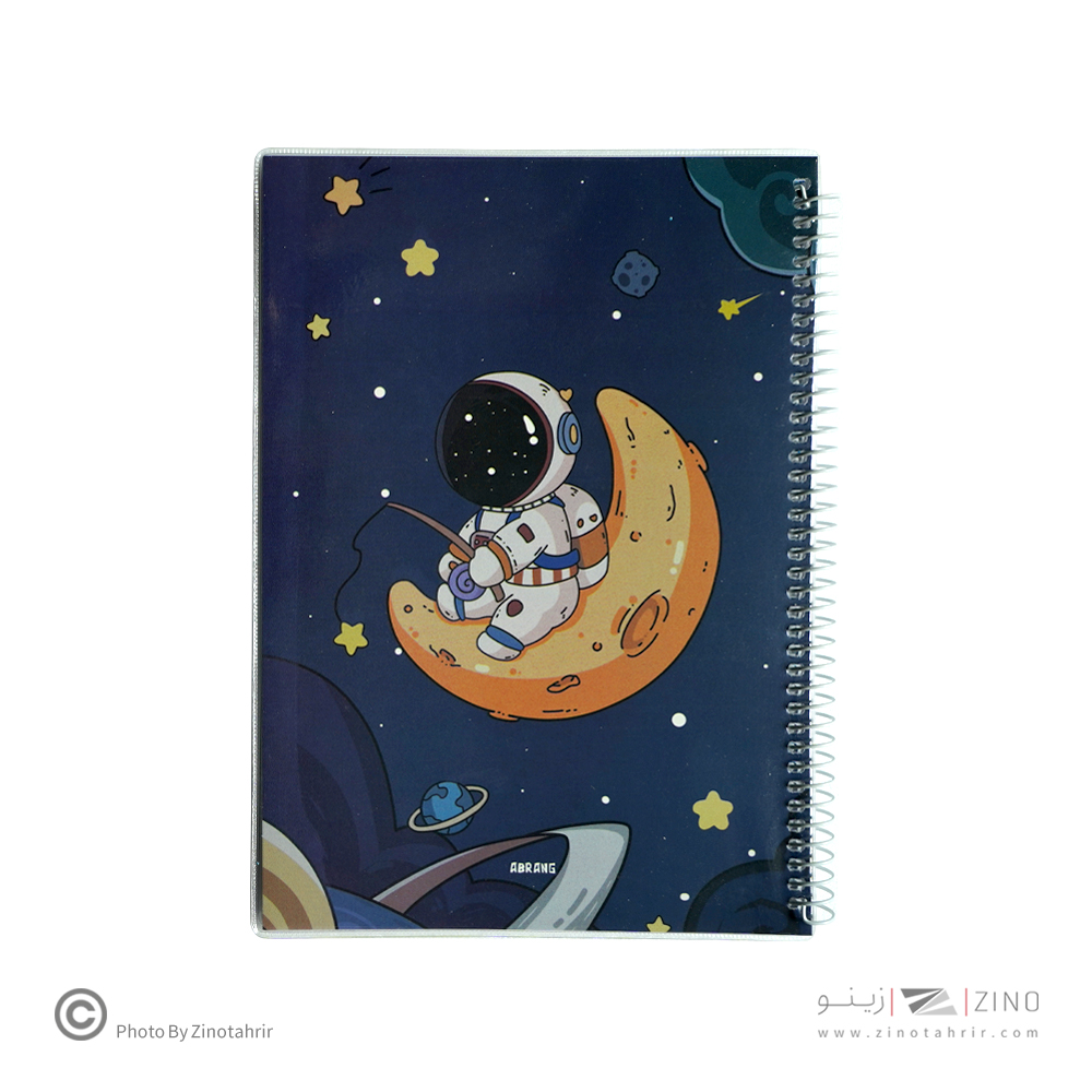 دفتر60برگ وزیری سیمی مجلد آبرنگ کدA037