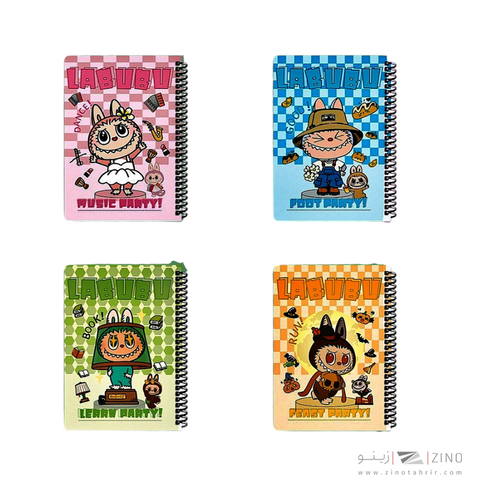 دفتر100برگ وزیری سیمی جلد سخت لانگو سری لبوبوکدCH-900