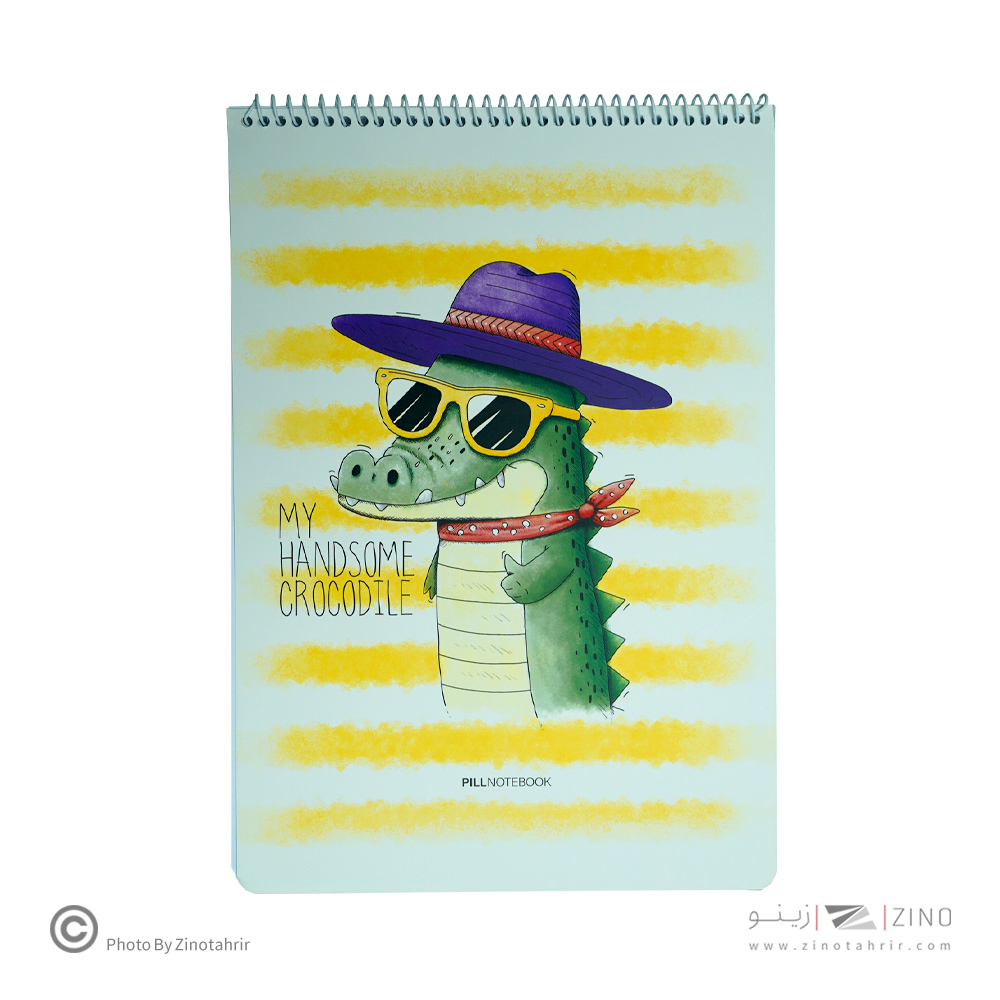 دفتر50برگ نقاشی رحلی سیم ازبالا ایندربرد پیل 