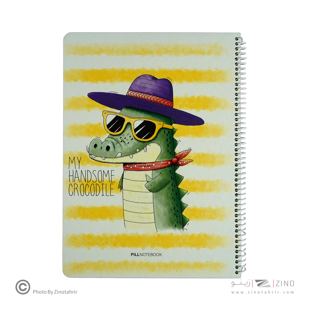 دفتر80برگ نقاشی رحلی سیم از بغل جلدسخت پیل(کارتن30عددی)