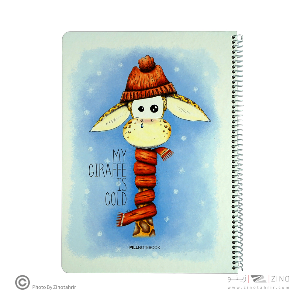 دفتر80برگ نقاشی رحلی سیم از بغل جلدسخت پیل(کارتن30عددی)