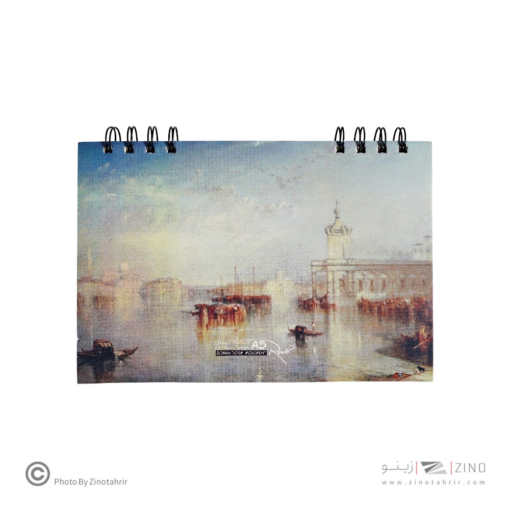 دفترطراحی 40برگ سایزA5سیمی یک روسخت رمانتیک برگ سری راندو کد72201