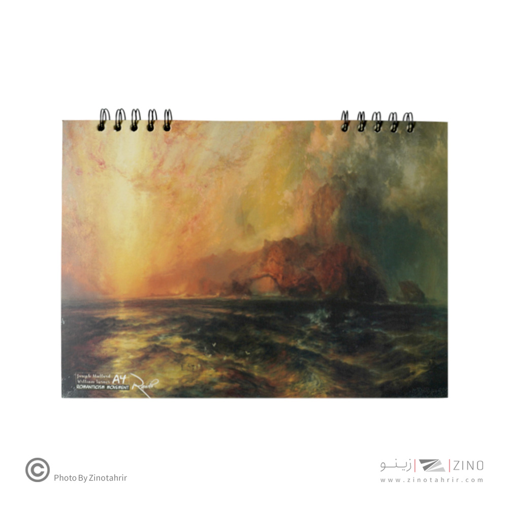 دفترطراحی 40برگ سایزA4سیمی یک روسخت رمانتیک برگ سری راندو کد72151