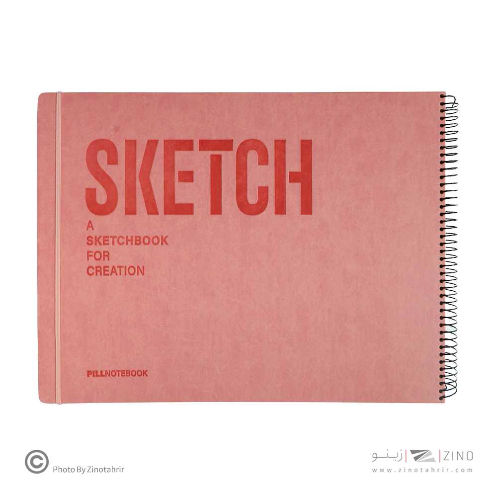 دفترطراحی60برگA3کاغذ127گرم پیل سری اسکچ