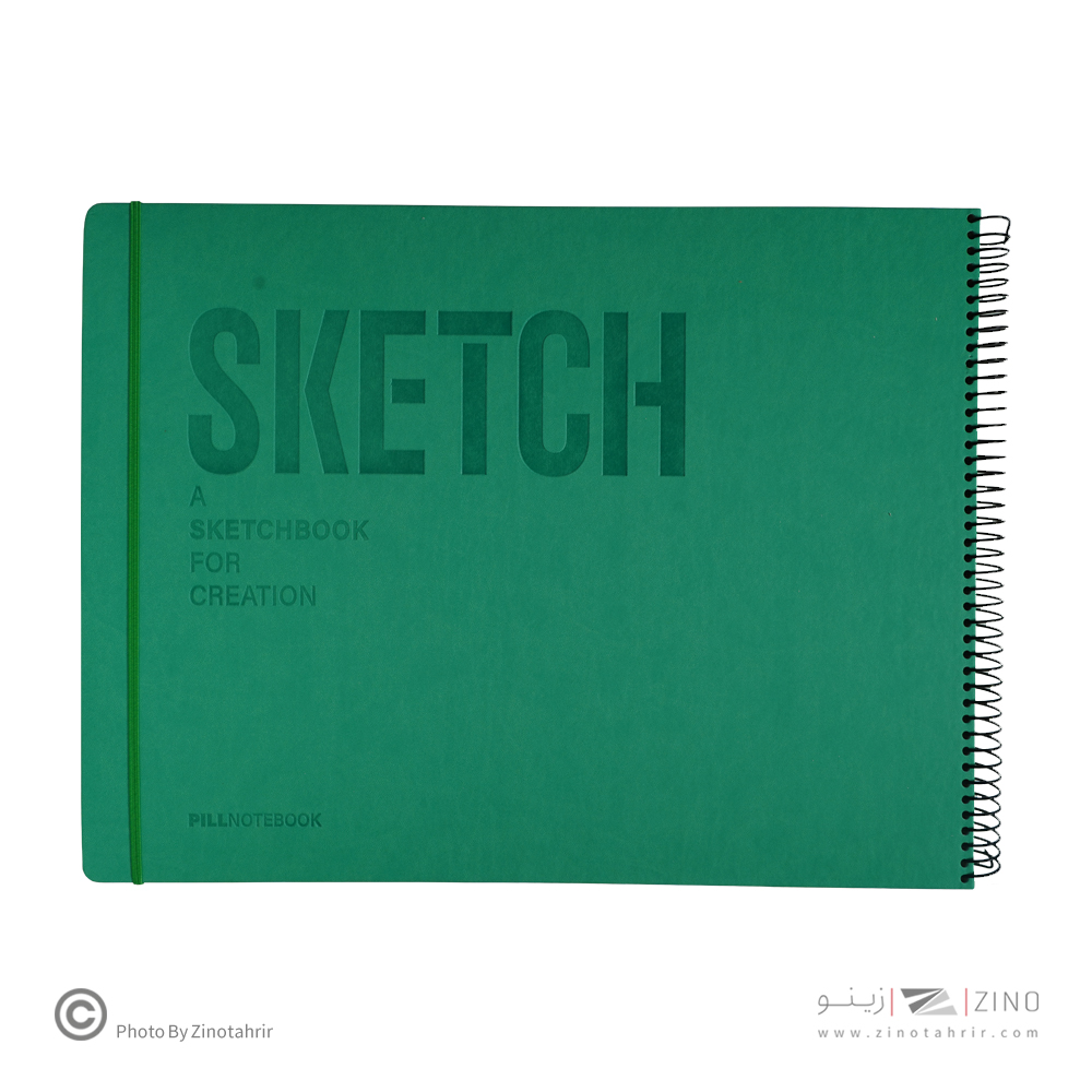 دفترطراحی60برگA3کاغذ127گرم پیل سری اسکچ