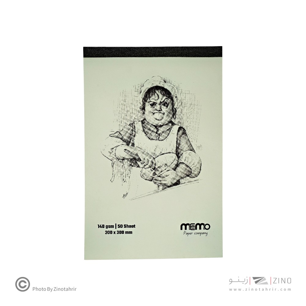 پد طراحی سایزA4مقوا140گرم MEMO