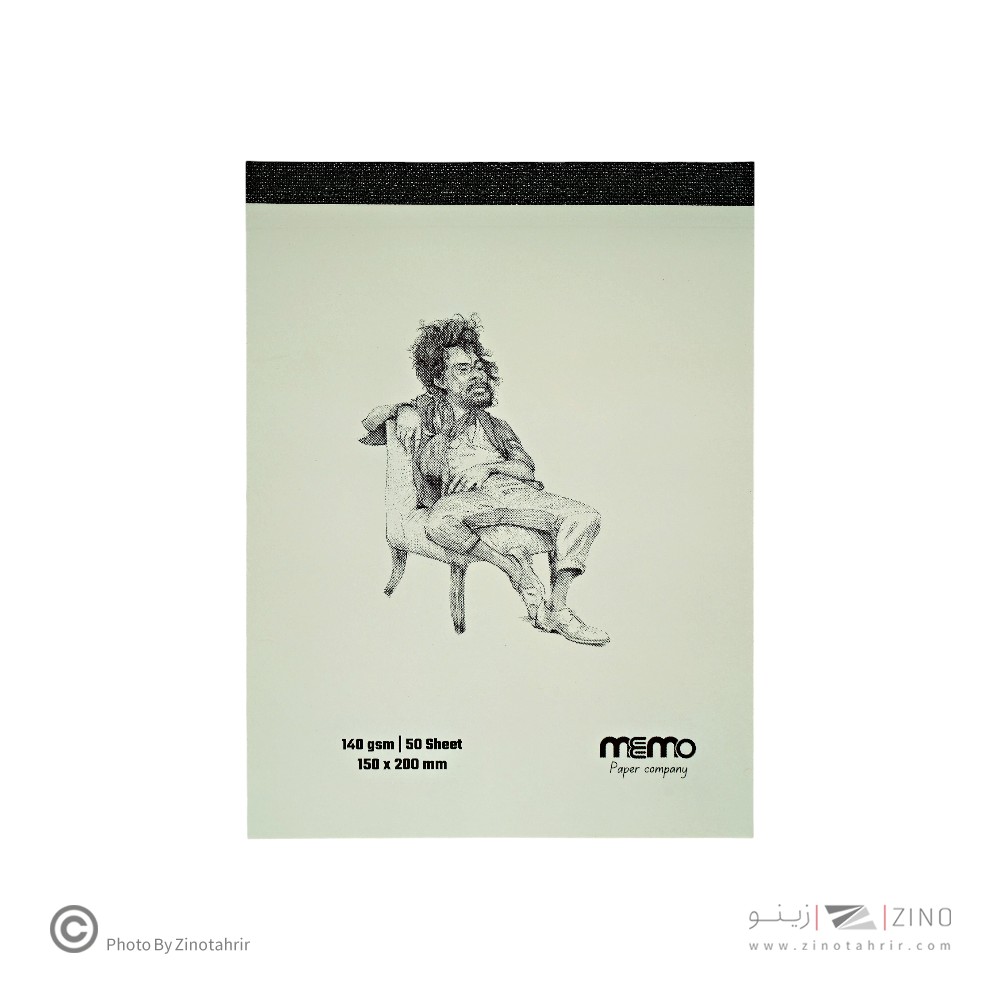 پد طراحی سایز20*15مقوا140گرم MEMO