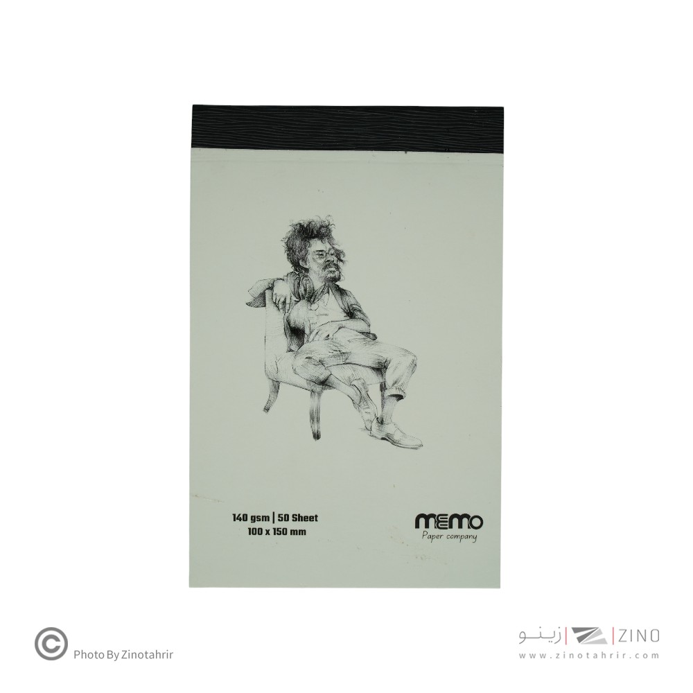پد طراحی سایز10*15مقوا140گرم MEMO
