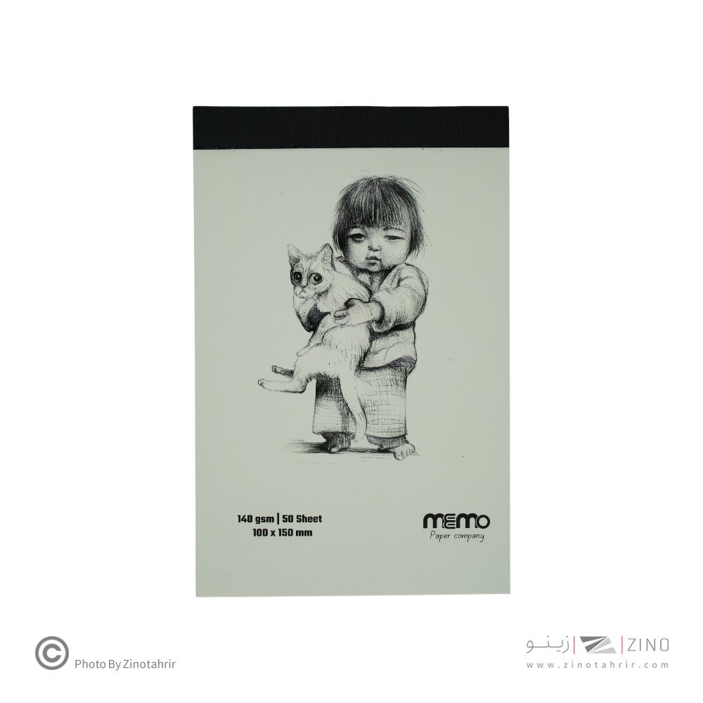پد طراحی سایز10*15مقوا140گرم MEMO