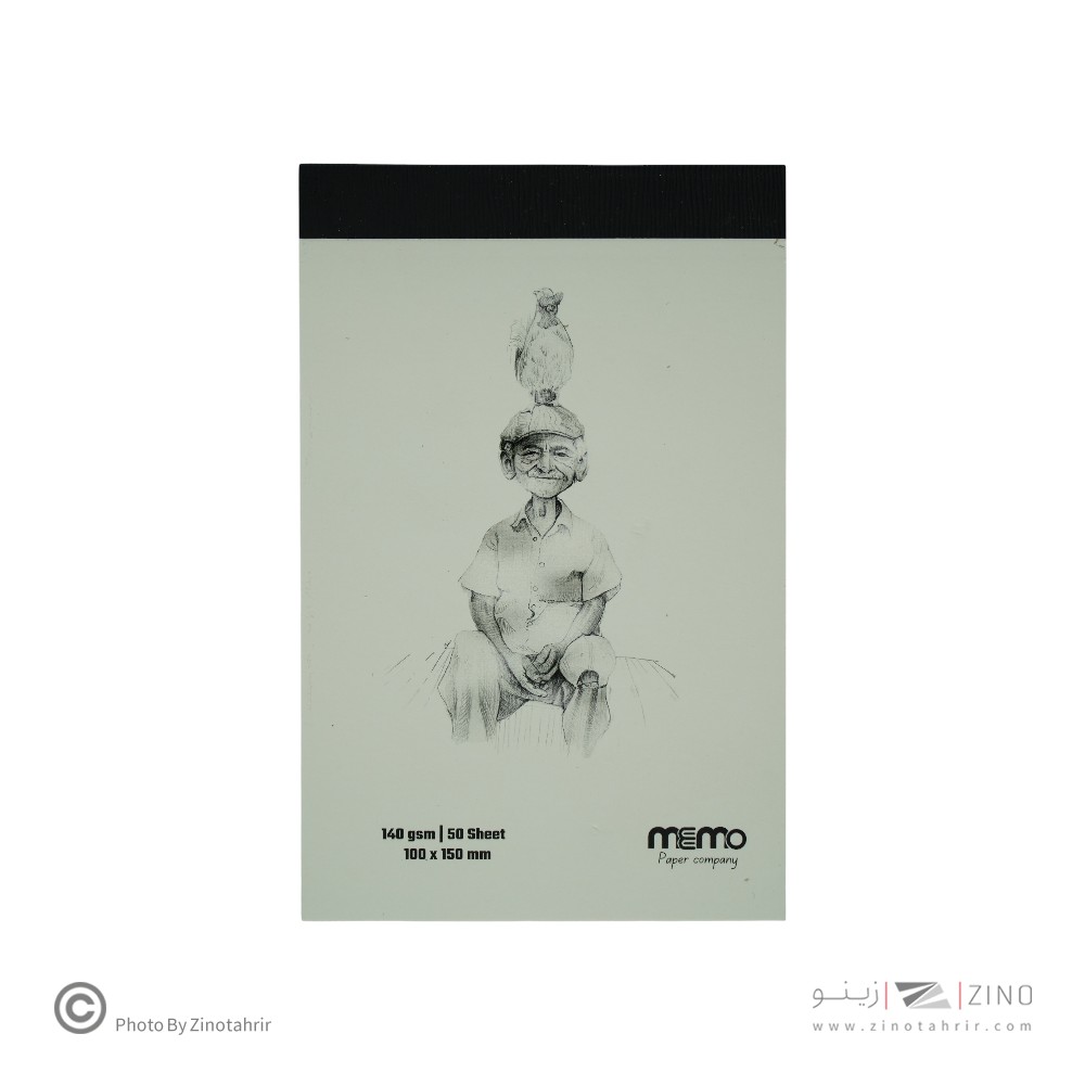 پد طراحی سایز10*15مقوا140گرم MEMO