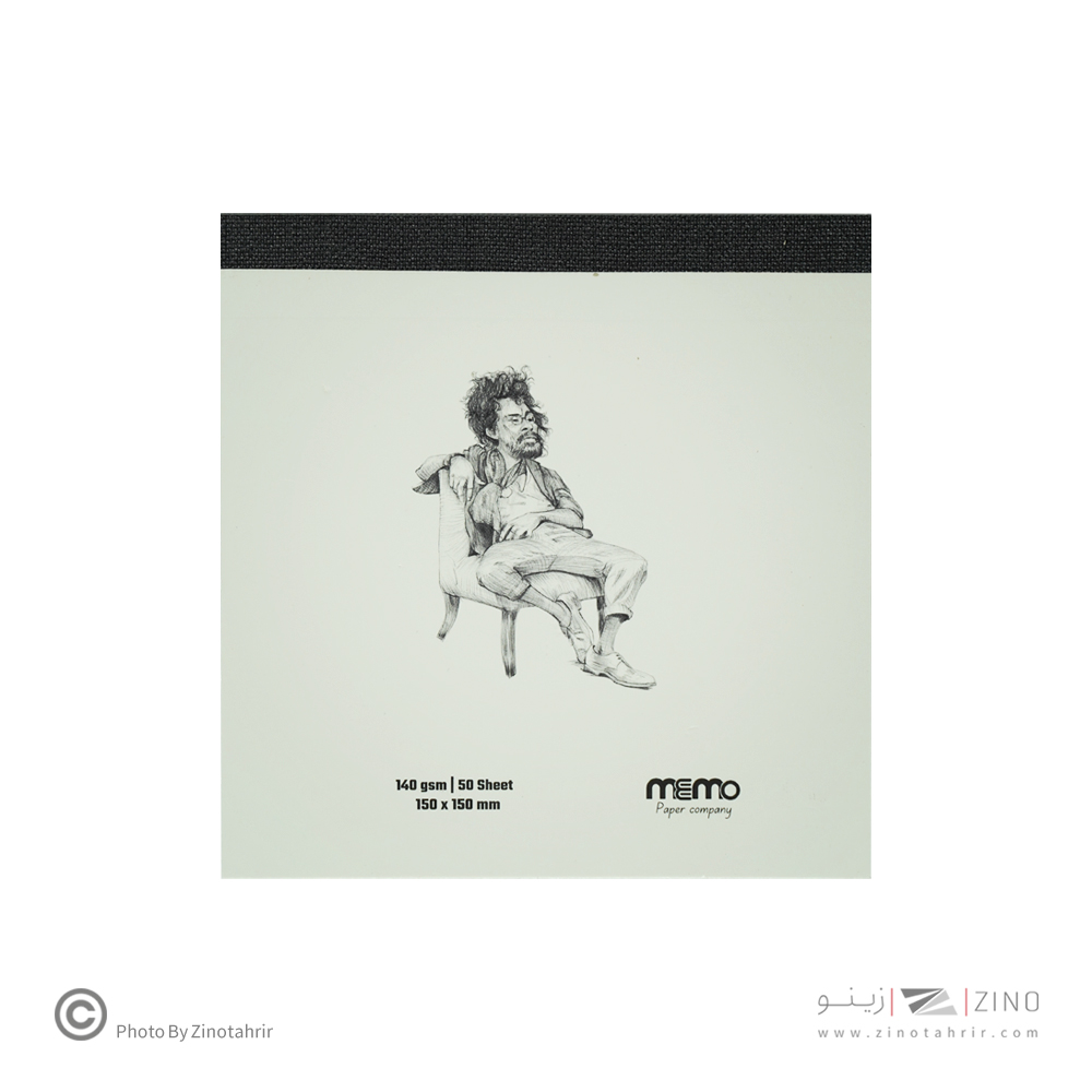 پد طراحی سایز15*15مقوا140گرم MEMO