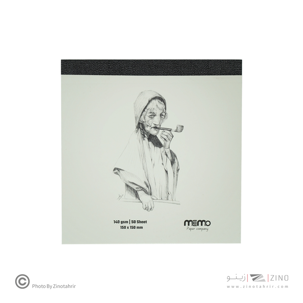 پد طراحی سایز15*15مقوا140گرم MEMO