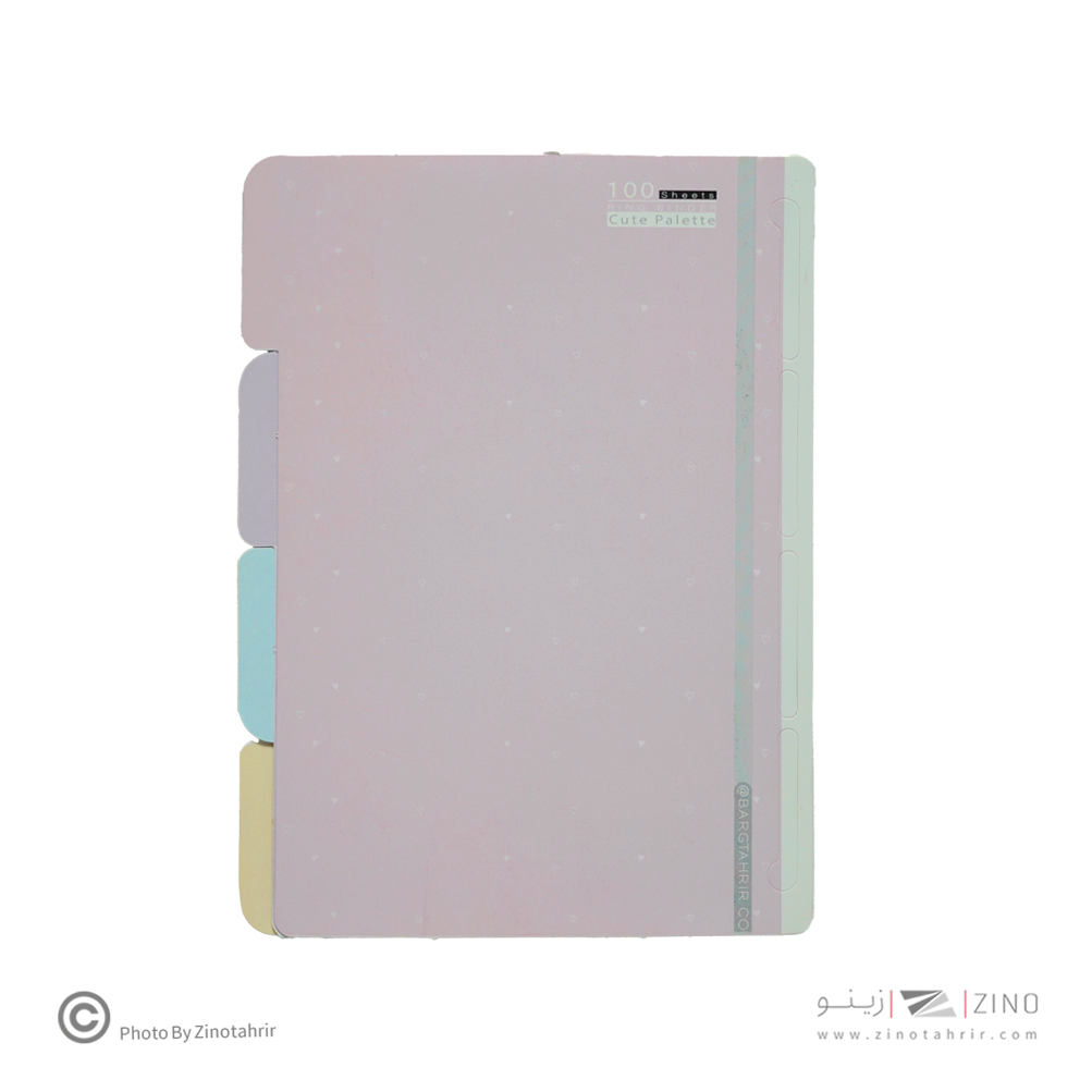 یدک دفتر کلاسوری 20حلقه خطدار برگ سری کیوت پالت کد74415