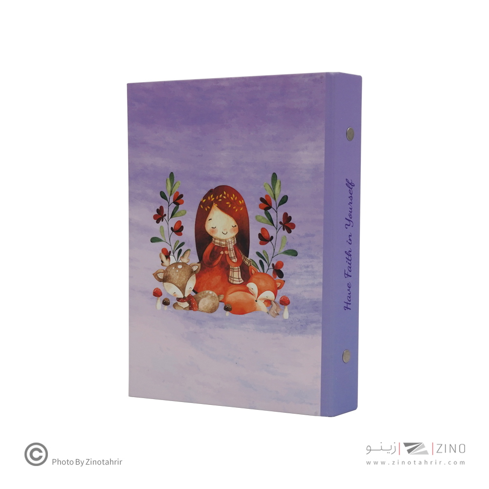 دفترکلاسوری20حلقهA5ایمان کد0204