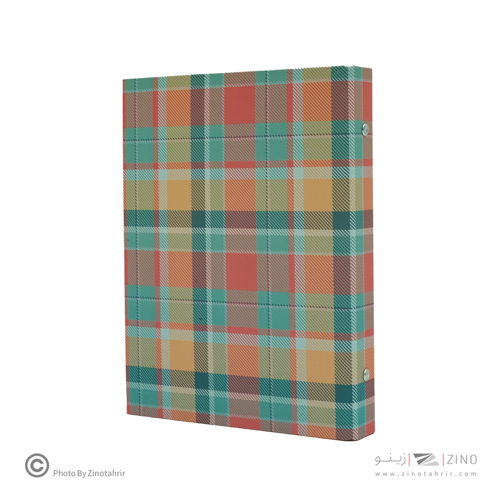 دفترکلاسوری20حلقه100برگ قفل فلز برگ سری راندو کد71502