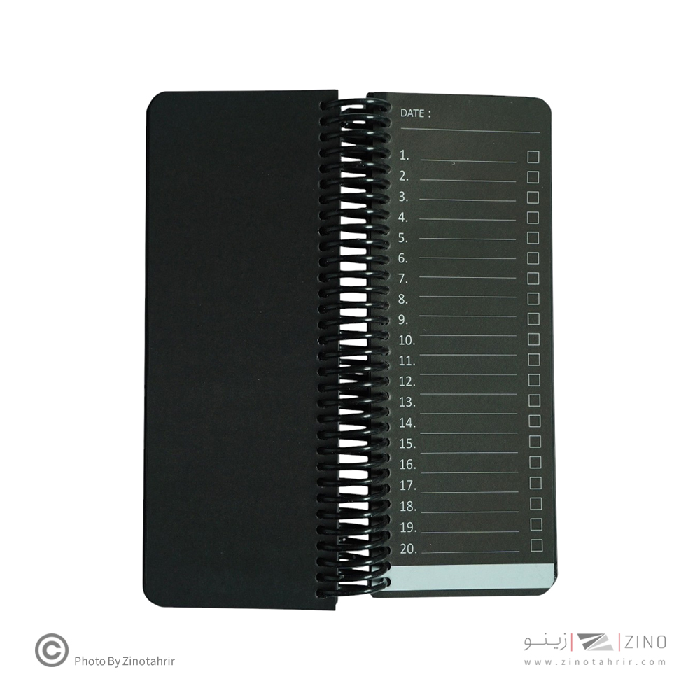 دفتریادداشت بلک لیست 21*8لانگو