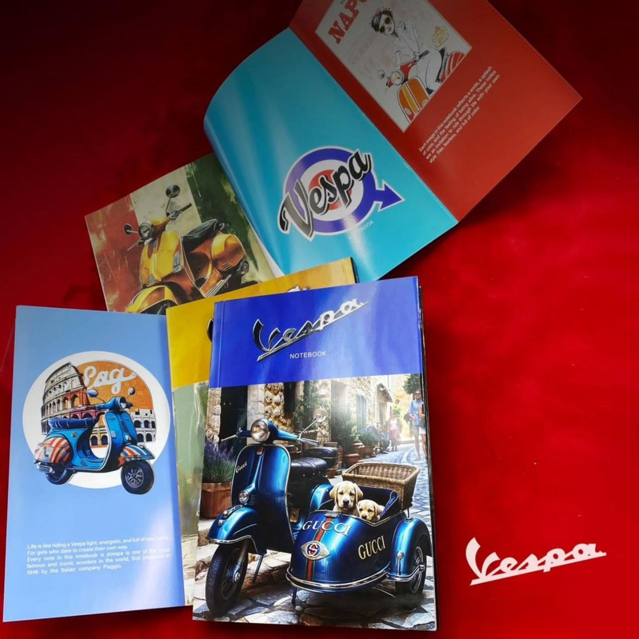 دفتریادداشت ته چسب21*14 گلاسه همیشه سری وسپا