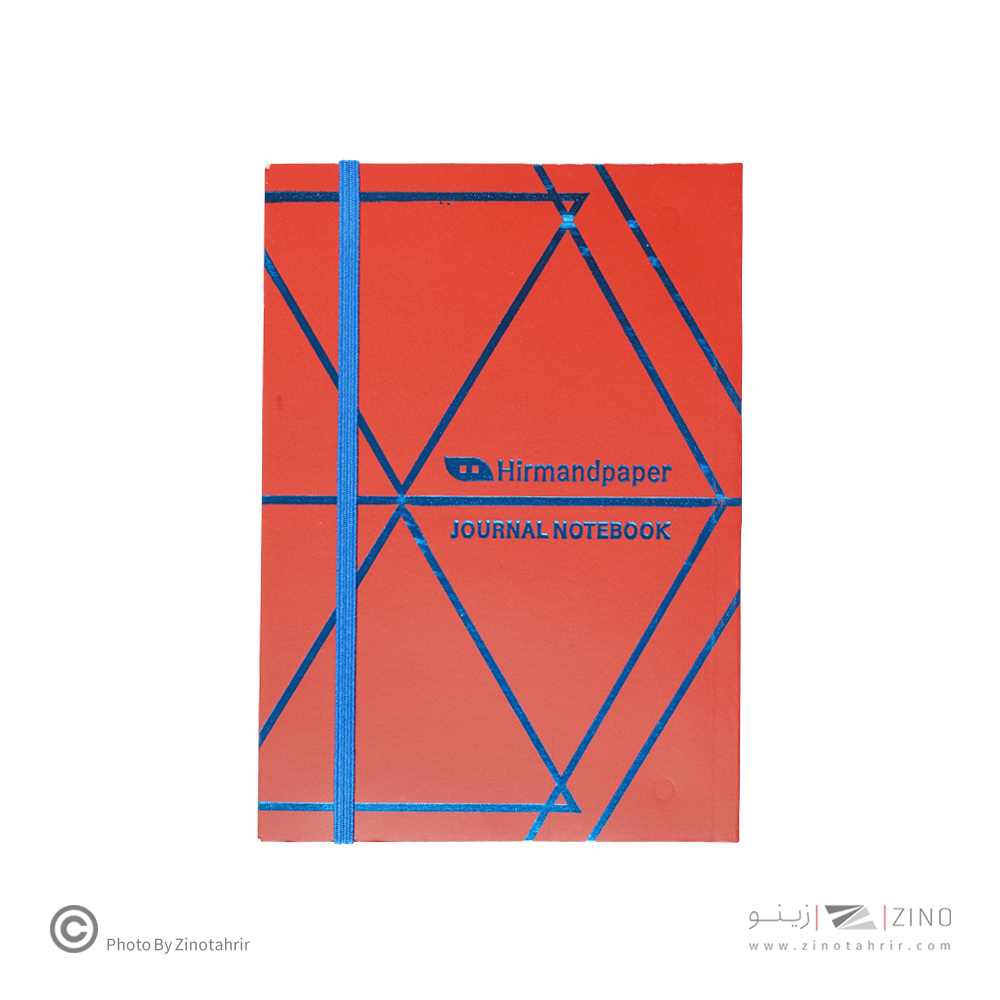 دفتریادداشت13*19جلد شومیز ته چسب کشدار هیرمندپیپر سری متالایز