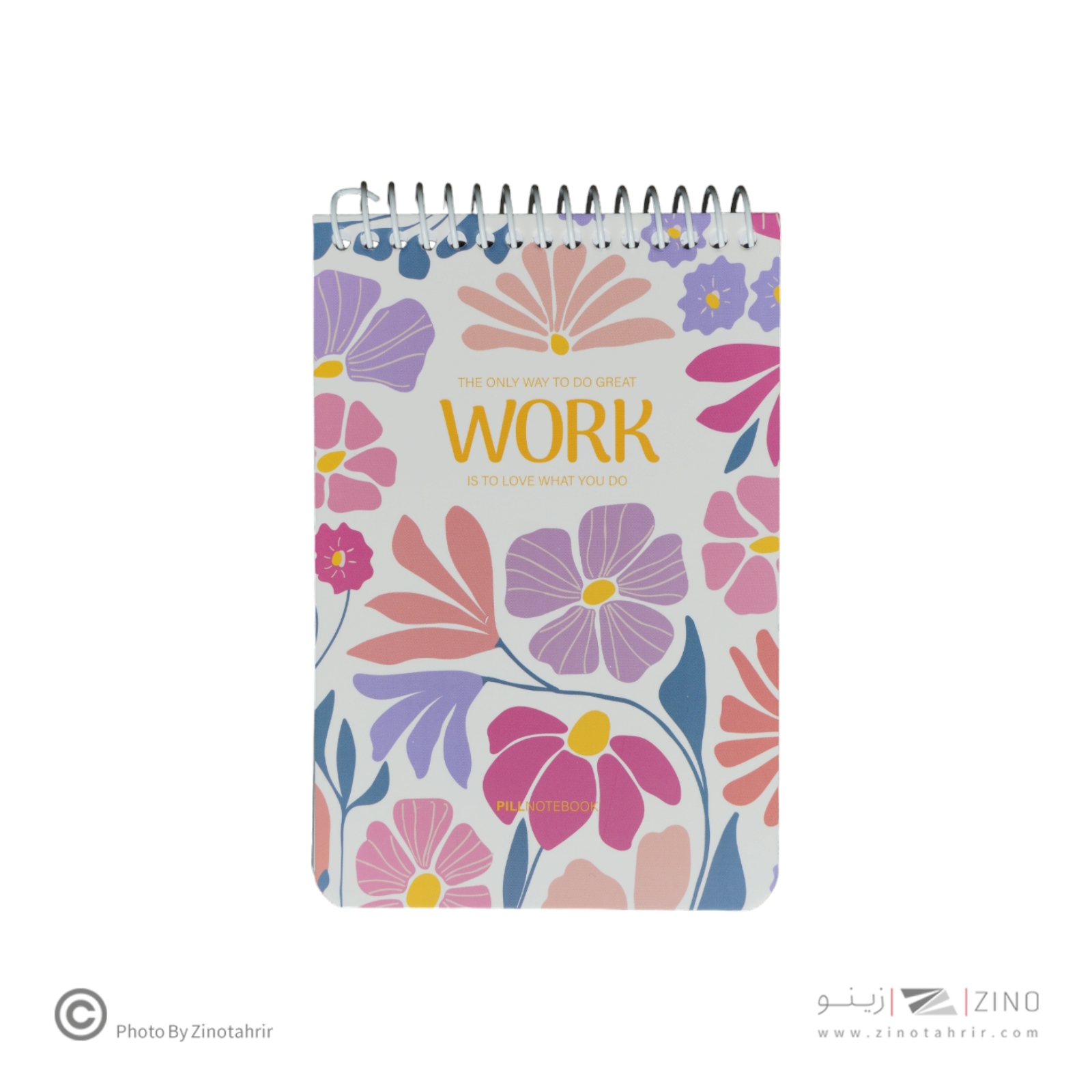 دفتریادداشت 100برگ 10*15سیم ازبالا پیل 