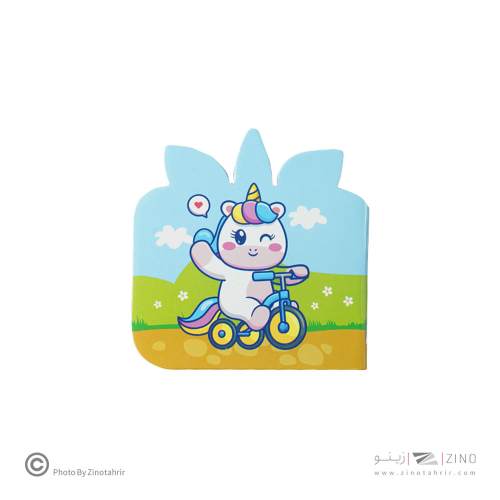 یادداشت منگنه ای مدل دار آوای تحریر رگلام 130 عددی همراه با استند کد N20287