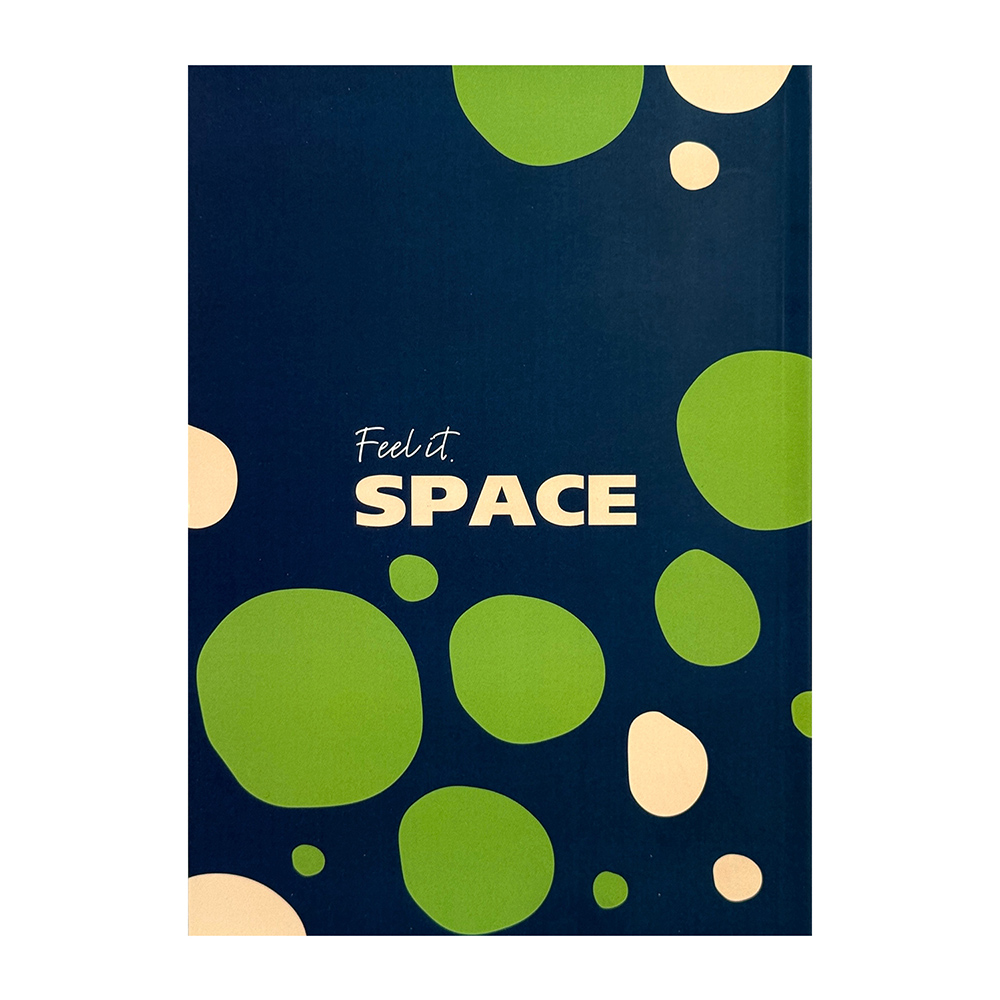 دفتر یادداشت ته چسب14.5*21 همین سریPassion طرحSPACE