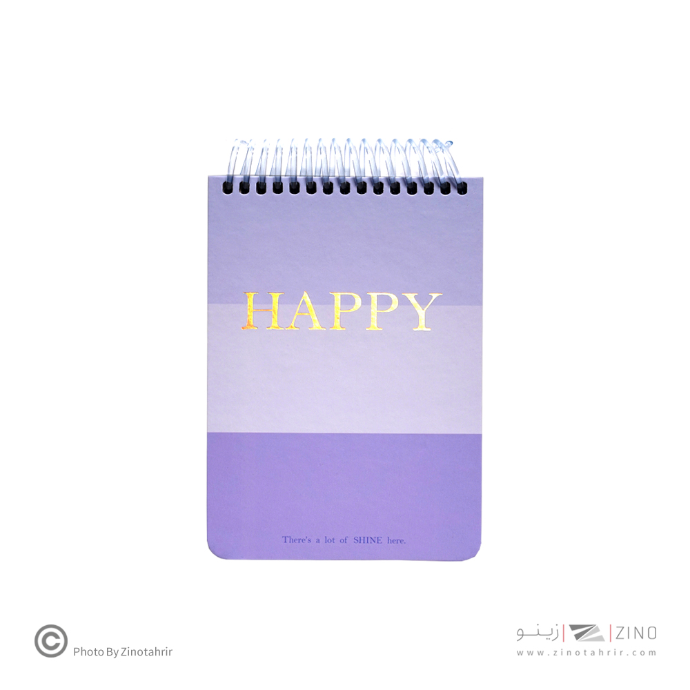 دفتریادداشت100برگA6سیم از بالا لانگو سری هپی پرو نوت