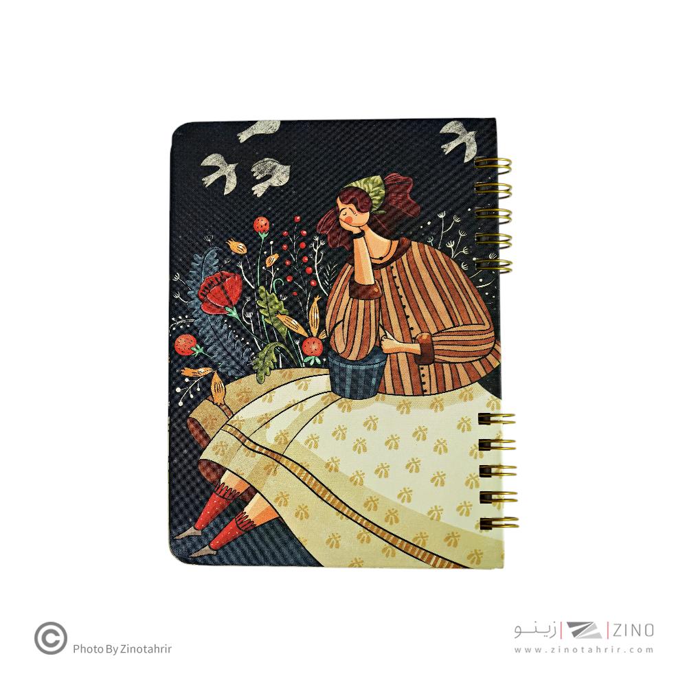 دفتریادداشت1/10سیمی جلد سخت مسترنوت کد498