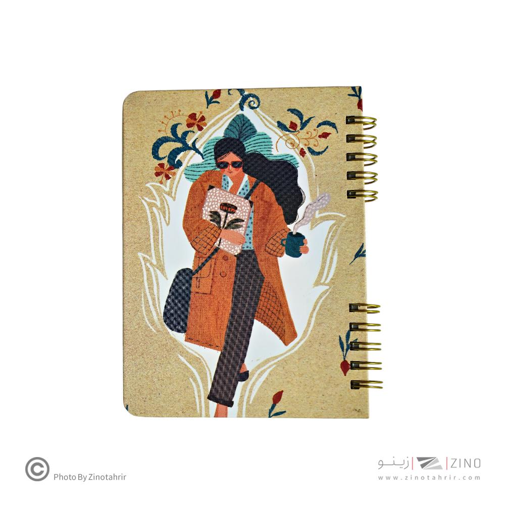 دفتریادداشت1/10سیمی جلد سخت مسترنوت کد498