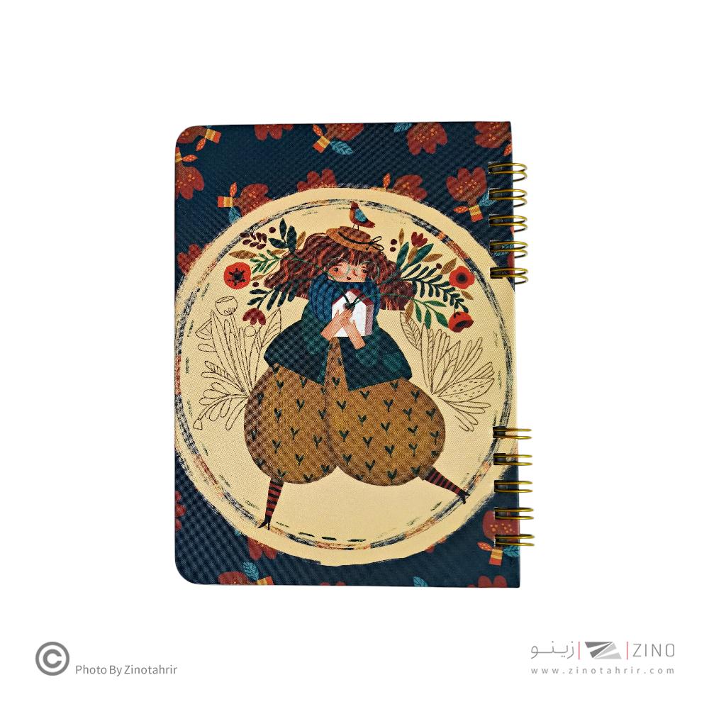 دفتریادداشت1/10سیمی جلد سخت مسترنوت کد498