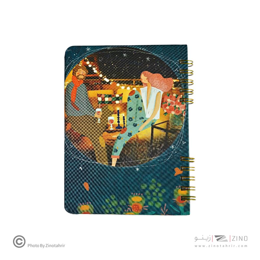 دفتریادداشت1/10سیمی جلد سخت مسترنوت کد498