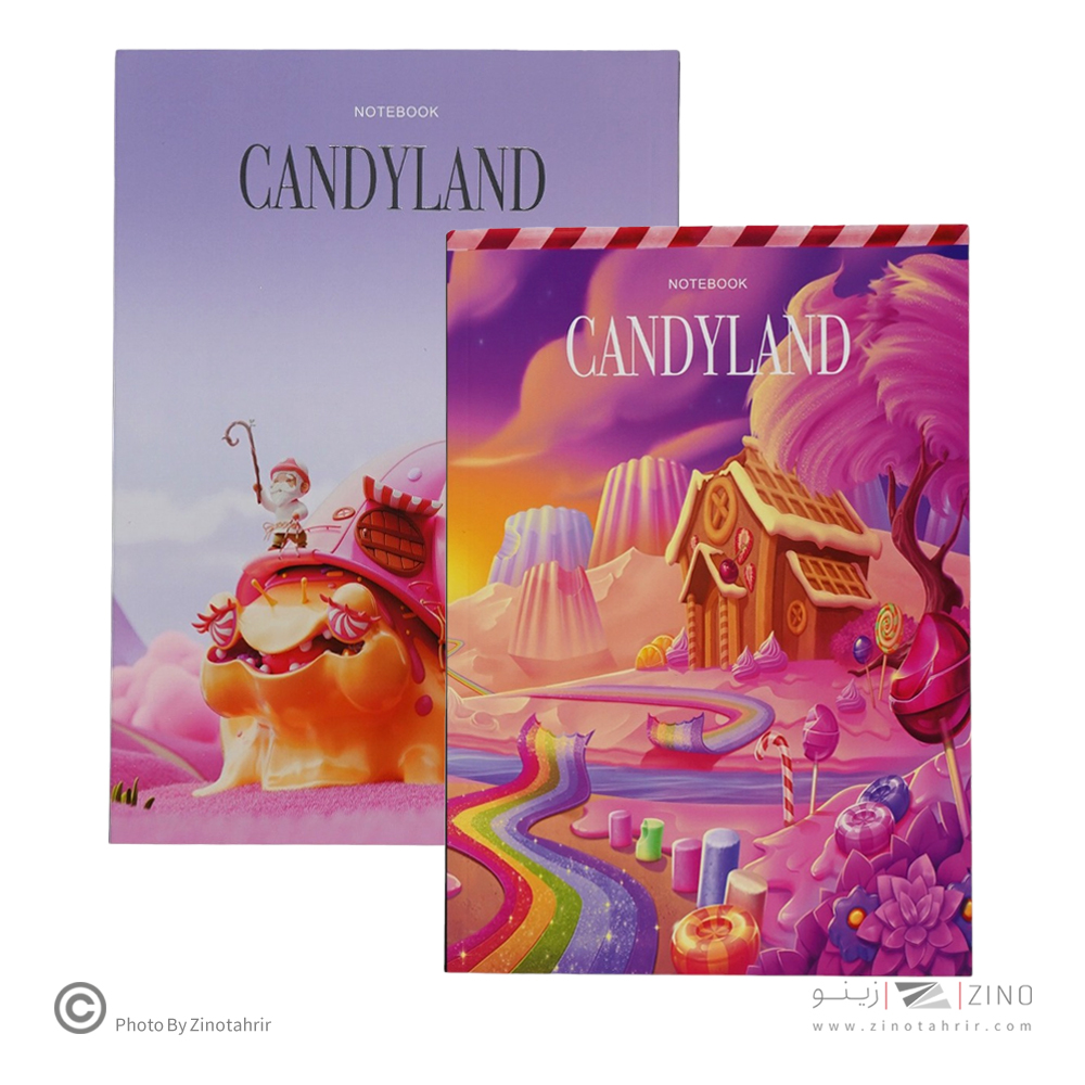 دفتریادداشت سری کندی لند گلاسه سایز21*14همیشه