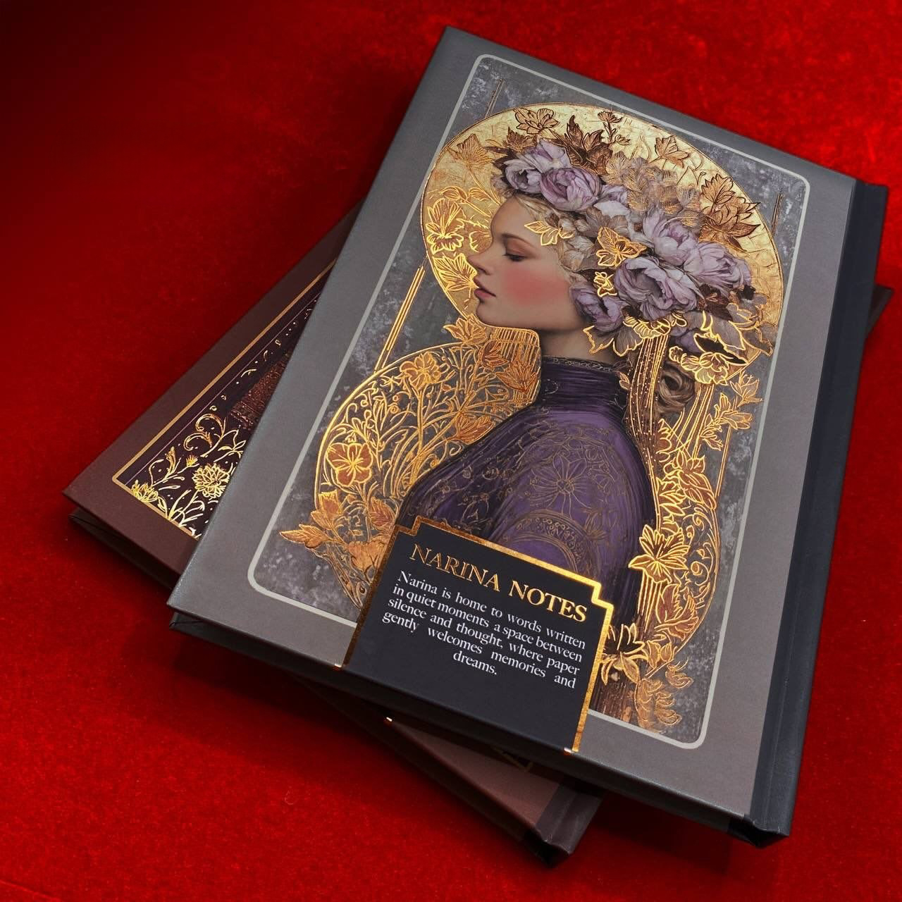 دفتریادداشت ته دوخت20*14 جلد سخت همیشه سری NARINA NOTE